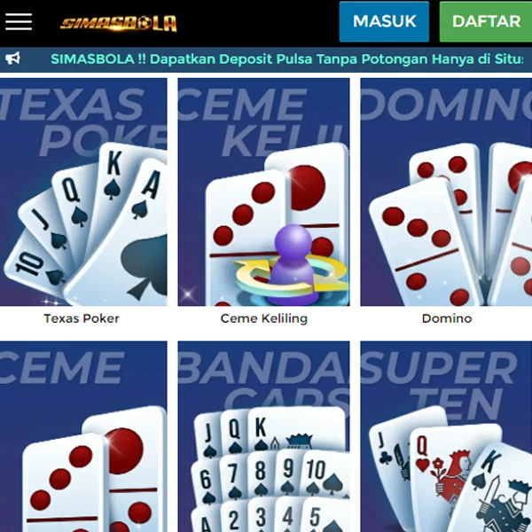 SIMASBOLA: Situs Poker Online 【最高鑑定】 IDN Poker PKV Games Online